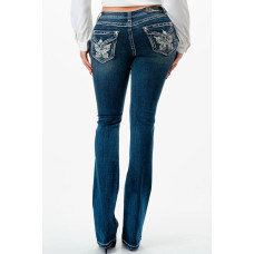 Jeans bootcut Grace in LA Butterfly