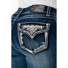 Jeans bootcut Grace in LA Aztec Design Jeans bootcut Grace in LA Aztec Design