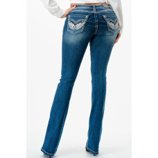 Jeans bootcut Grace in LA Silver Wings
