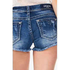Jeans Grace in LA Stars Shorts