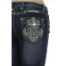 Jeans bootcut Platinum Plush Fleur De Lis