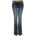 Jeans bootcut Platinum Plush Motorcycle Blue