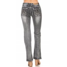 Jeans bootcut Platinum Plush Faded Grey Jeans bootcut Platinum Plush Faded Grey