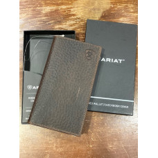 Portafoglio Rodeo da uomo in pelle Ariat Logo Brown Portafoglio Rodeo da uomo in pelle Ariat Logo Brown