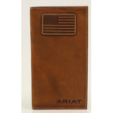 Portafoglio Rodeo da uomo in pelle Ariat USA Flag Portafoglio Rodeo da uomo in pelle Ariat USA Flag