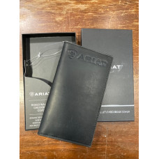 Portafoglio Rodeo da uomo in pelle Ariat Logo Black Portafoglio Rodeo da uomo in pelle Ariat Logo Black