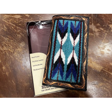 Portafoglio Rodeo da uomo in pelle 3D Aztec Design Portafoglio Rodeo da uomo in pelle 3D Aztec Design