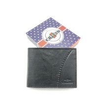 Portafoglio da uomo Charro in pelle mod. 1373 Ispica nero