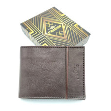 Portafoglio da uomo Charro in pelle mod.1123 marrone scuro