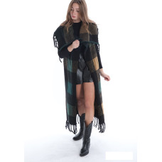 Smanicato con Frange Brown Green Smanicato con Frange Brown Green