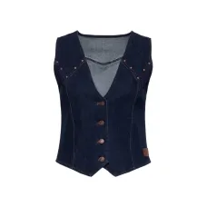 Gilet di Jeans Ruby Queen Kerosin Gilet di Jeans Ruby Queen Kerosin