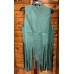 Gilet con Frange Green