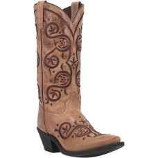Stivali in pelle Western Laredo Boots Brown Embroidery Stivali in pelle Western Laredo Boots Brown Embroidery