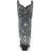 Stivali in pelle Western Corral Boots Silver Glitter Inlay Stivali in pelle Western Corral Boots Silver Glitter Inlay