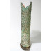 Stivali in pelle Western Corral Boots Turq Ice Glitter