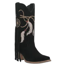 Stivali in pelle scamosciata Western Dingo Boots Day Dream Black Stivali in pelle scamosciata Western Dingo Boots Day Dream Black
