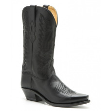 Stivali in pelle Western Boots Old West Black Lady Stivali in pelle Western Boots Old West Black Lady