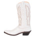 Stivali in pelle Western Boots Old West White Lady