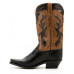 Stivali in pelle Western Boots Old West Black & Brown
