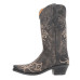 Stivali in pelle Western Boots Old West Floral Inlays Stivali in pelle Western Boots Old West Floral Inlays