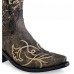 Stivali in pelle Western Boots Old West Floral Inlays Stivali in pelle Western Boots Old West Floral Inlays