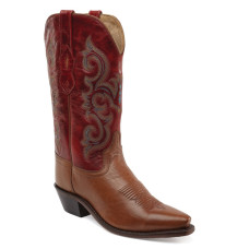 Stivali in pelle Western Boots Old West LF1628 - Red Brown Stivali in pelle Western Boots Old West LF1628 - Red Brown