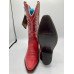 Stivali in pelle Western Boots Old West Red & Turquoise Stivali in pelle Western Boots Old West Red & Turquoise