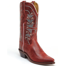 Stivali in pelle Western Boots Old West Red & Turquoise Stivali in pelle Western Boots Old West Red & Turquoise