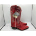 Stivali in pelle Western Boots Old West Red & Turquoise Stivali in pelle Western Boots Old West Red & Turquoise