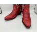 Stivali in pelle Western Boots Old West Red & Turquoise Stivali in pelle Western Boots Old West Red & Turquoise