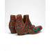 Stivali bassi ankle boots in pelle Myra Boots Turquoise Inlay LW-S25-283 Stivali bassi ankle boots in pelle Myra Boots Turquoise Inlay LW-S25-283