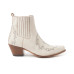 Stivali bassi ankle boots in pelle Myra Boots Dearling White Stivali bassi ankle boots in pelle Myra Boots Dearling White