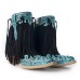 Stivali fringe and diamond boots in pelle Myra Boots S-14741