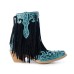 Stivali fringe and diamond boots in pelle Myra Boots S-14741