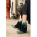 Stivali fringe and diamond boots in pelle Myra Boots S-14741