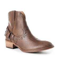 Stivali bassi punta stondata in pelle Myra Boots - con zip Stivali bassi punta stondata in pelle Myra Boots - con zip