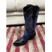 Stivali in pelle Western Boots Go West Juarez Azul