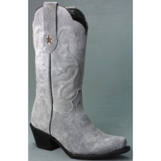 Stivali in pelle Western Boots Go West Pamelia Gris Stivali in pelle Western Boots Go West Pamelia Gris