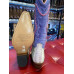 Stivali in pelle di pitone Western Sancho Boots Purple Python