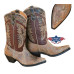 Stivali in pelle Western Boots Stars & Stripes Brown Inlay Stivali in pelle Western Boots Stars & Stripes Brown Inlay