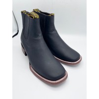 Stivaletti in pelle Western El General Cimarron Black