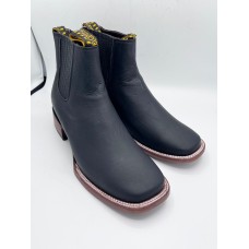 Stivaletti in pelle Western El General Cimarron Black