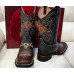 Stivali in pelle Western Boots El General 40667 Dark Brown