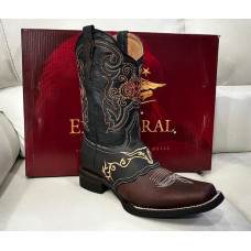 Stivali in pelle Western Boots El General 40667 Dark Brown