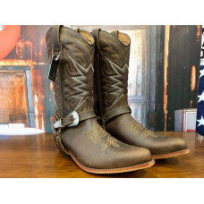 Stivali in pelle Western Boots Botas Calero Brown Laces Stivali in pelle Western Boots Botas Calero Brown Laces