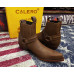 Stivaletti in pelle Western Boots Botas Calero Ankle Brown Laces Stivaletti in pelle Western Boots Botas Calero Ankle Brown Laces
