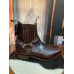 Stivaletti in pelle Western Boots Botas Calero Ankle Biker Dark Brown Stivaletti in pelle Western Boots Botas Calero Ankle Biker Dark Brown