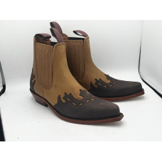 Stivaletti in pelle Western Boots Botas Calero Bicolor Stivaletti in pelle Western Boots Botas Calero Bicolor