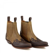 Stivaletti in pelle Western Boots Botas Calero Bicolor