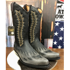 Stivali in pelle Western Boots Botas Calero Pull Negro/Milanelo Stivali in pelle Western Boots Botas Calero Pull Negro/Milanelo